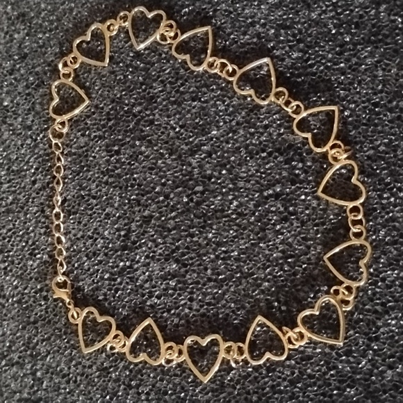 Choker Style Heart Necklace - Picture 3 of 5